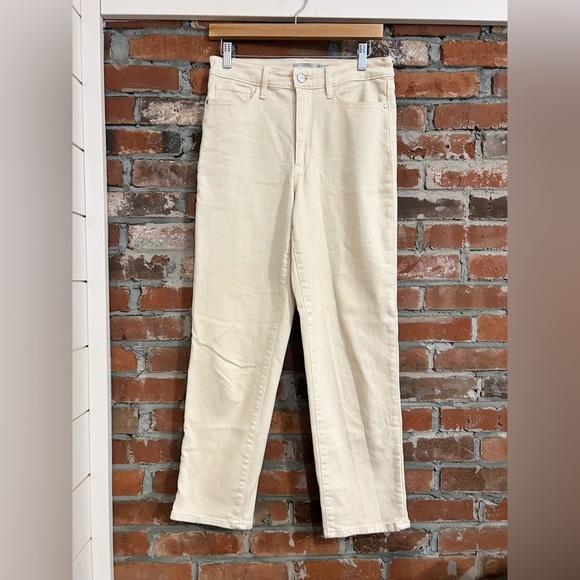 Athleta Flex Straight Leg Ankle Jean in Bone Size 6 - Picture 1 of 10